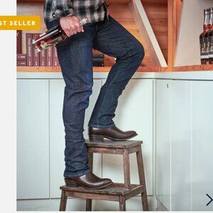 NEW! Alvies Handmade Cowhide Boots for Men